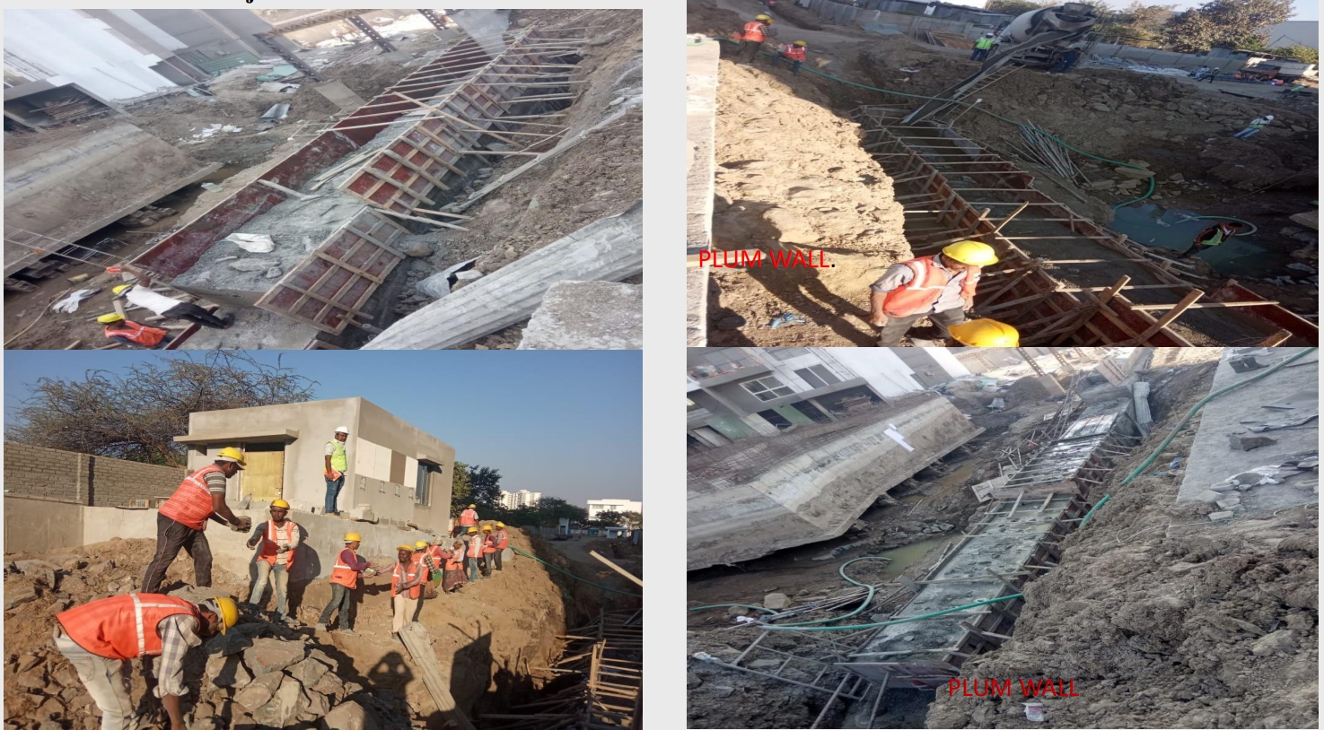 Grade Separator construction at Shivajinagar by Sanabuild Constructions Pune